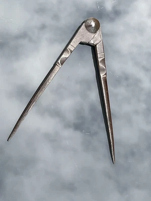 ⭐️ OUTIL ANCIEN COMPAS 18eme FER FORGE COLLECTION ANTIQUE COMPASS TOOL 18th - Photo 1/4