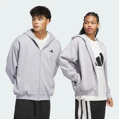adidas men adidas Basketball Full-Zip Hoodie (Gender Neutral) - Image 1 of 4