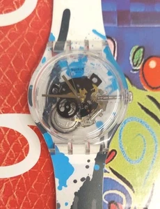 Reloj Swatch Nuevo Gent Art Especial Hecho en Suiza Raro Cuarzo Con Estuche Y Batería - Imagen 1 de 6