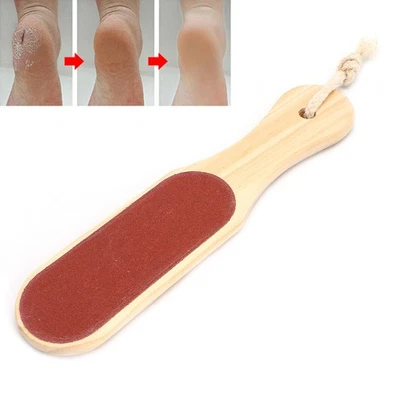 Lima de pie de madera profesional de doble cara pie callo quitar pies de archivo Foto 1 de 4