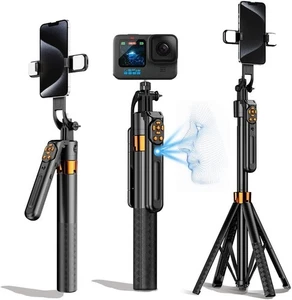 70" Auto Face Tracking Selfie Stick Stativ 360° Rotation70ion Ausziehbar Telefon Tripo - Bild 1 von 9