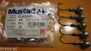 5 MUSTAD JIGKÖPFE GR. 6/0 - 30g FÜR KOPYTO HIT !!! - Imagen 1 de 1