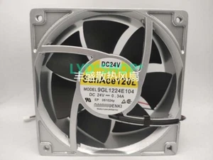 1 Stück Neu 9GL1224E104 DC24V 0,34A 120*38MM Aluminiumrahmen Kühllüfter - Bild 1 von 2