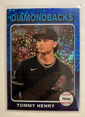 2024 Heritage Tommy Henry Blue Sparkle - Image 1 of 2