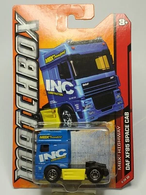Matchbox 2012 MBX Highway #8 of 10 DAF XF95 Space Cab - INC Construction - Image 1 of 3