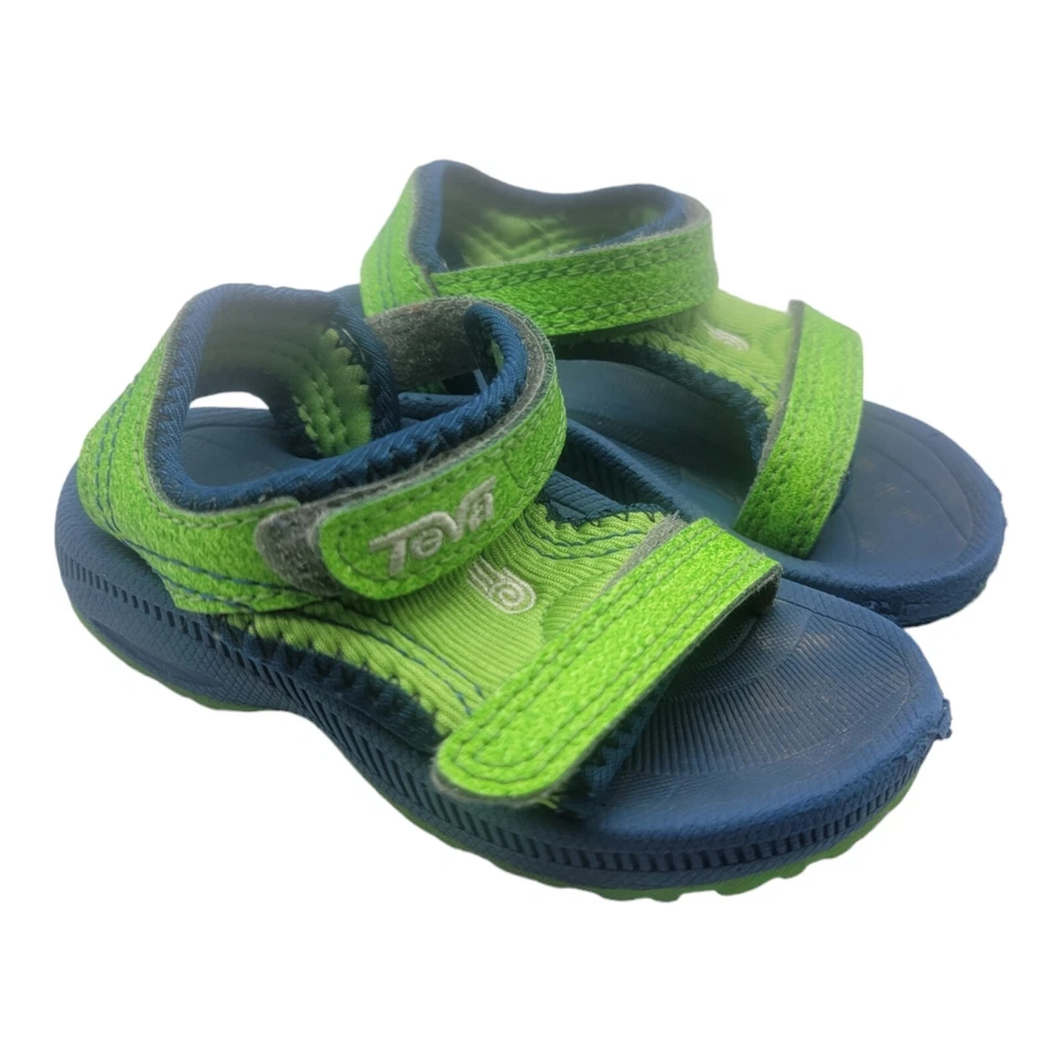 Teva Zapatos Niño Pequeño Talla 5 Verde Psyclone 3 Sandalias Impermeables Playa Vacaciones  Foto 1 de 4