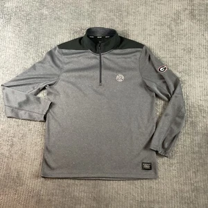 Georgia Bulldogs Pullover Mens Medium 1/4 Zip Nike Golf Georgia Club Casual - Picture 1 of 12