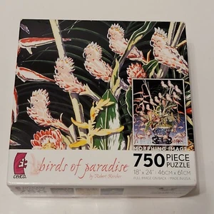 Birds of Paradise Jigsaw Puzzle 750 Piece, Art by Robert Kercher NEW Sealed Box - Picture 1 of 3