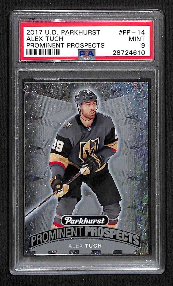 2017 U.D. Parkhurst #PP-14 Alex Tuch PSA 9 - Image 1 of 2