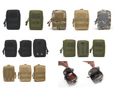 Military Tactical Molle Pouch Waist Belt Phone Pocket Hiking Utility Pack Bag