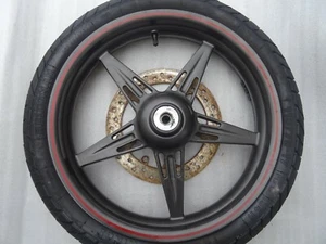 ER. CPI GTR 50 Front Wheel Rim 3.00x 17 Inches + Tire - Picture 1 of 12