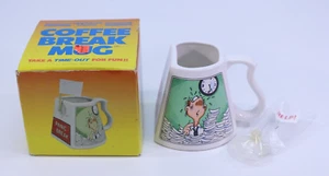 DE COLECCIÓN NUEVO Taza de Café Pausa en Pánico Oficina Novedad Humor Trabajo Regalo Aplausos CAJA NOS - Imagen 1 de 11