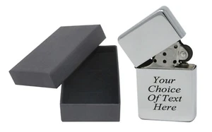 Personalisiertes Geschenkfeuerzeug mit Gravur Jahrestag Geburtstagsgeschenk mit Geschenkbox - Bild 1 von 4