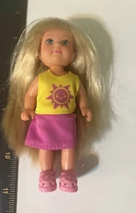 Simba Toys Evi Love Long Blonde Hair Blue Eyed Small Doll 5" w/Dress and Shoes - Imagen 1 de 2