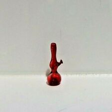 1:12 Scale Dollhouse Miniature Red Glass Water Pipe Bong HB452 FAST US Shipper