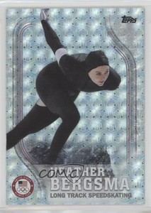 2018 US Olympic & Paralympic Team and Hopefuls 1/1 Heather Bergsma Rookie RC 9b4