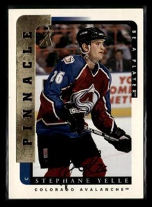 1996-97 Pinnacle Be a Player #15 Stephane Yelle IN PERSON AUTO! - Picture 1 of 2