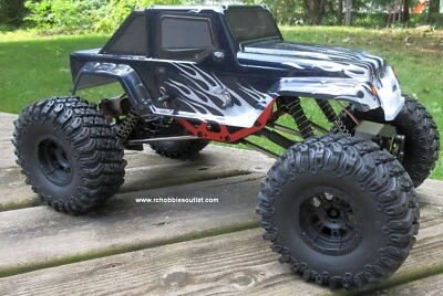 Caminhão de controle remoto Rock Crawler com direção nas 4 rodas escala 1/10 2.4G 4WD 12111 - Imagem 1 de 4