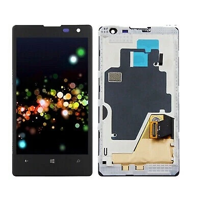 For Nokia Lumia 1020 LCD Touch Screen Digitizer & Display Assembly Black +Frame - Image 1 of 2