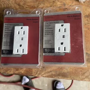 2 Pass & Seymour 5252-Wspccv6 15A 125V Surge Suppressing Outlet - Picture 1 of 2