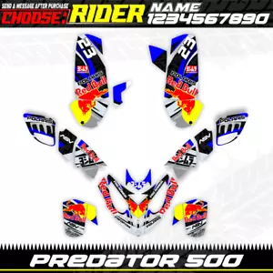 polaris predator 500 graphics decals stickers full kit atv wrap quad predator500 - Picture 1 of 3