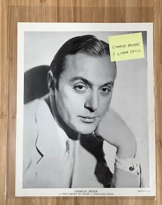 1 安拉花园 (1936) 原版亚麻纸宣传仍然 Charles Boyer — 第 1/2 张图片