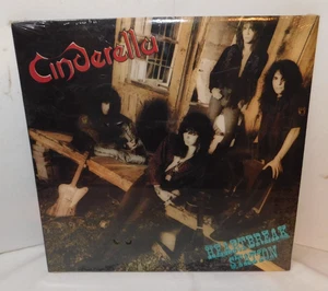 Vintage Cinderella Heartbreak Station 12" Vinyl Record Album Hair Metal SEALED - Picture 1 of 4