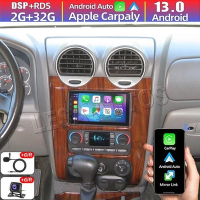 7英寸无线Carplay安卓汽车汽车立体声收音机GPS适用于吉姆西特使2002-2009 — 第 1/4 张图片