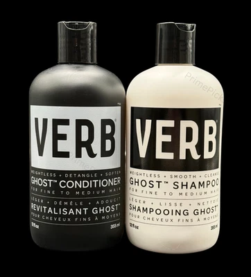 Verb Ghost Shampoo & Conditioner Set 🖤🤍 Lightweight Fine-Medium Hair Duo - Image 1 of 4
