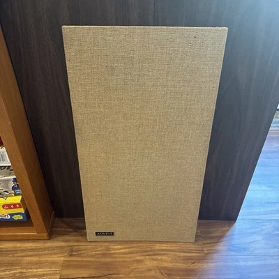 Vintage Single OLA Original Large Advent Speaker Grill w/ Badge - Image 1 of 4