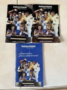 3 Vintage Intellevision Games Catalogs 1981-82 Mattel Electronics Retro - Picture 1 of 2