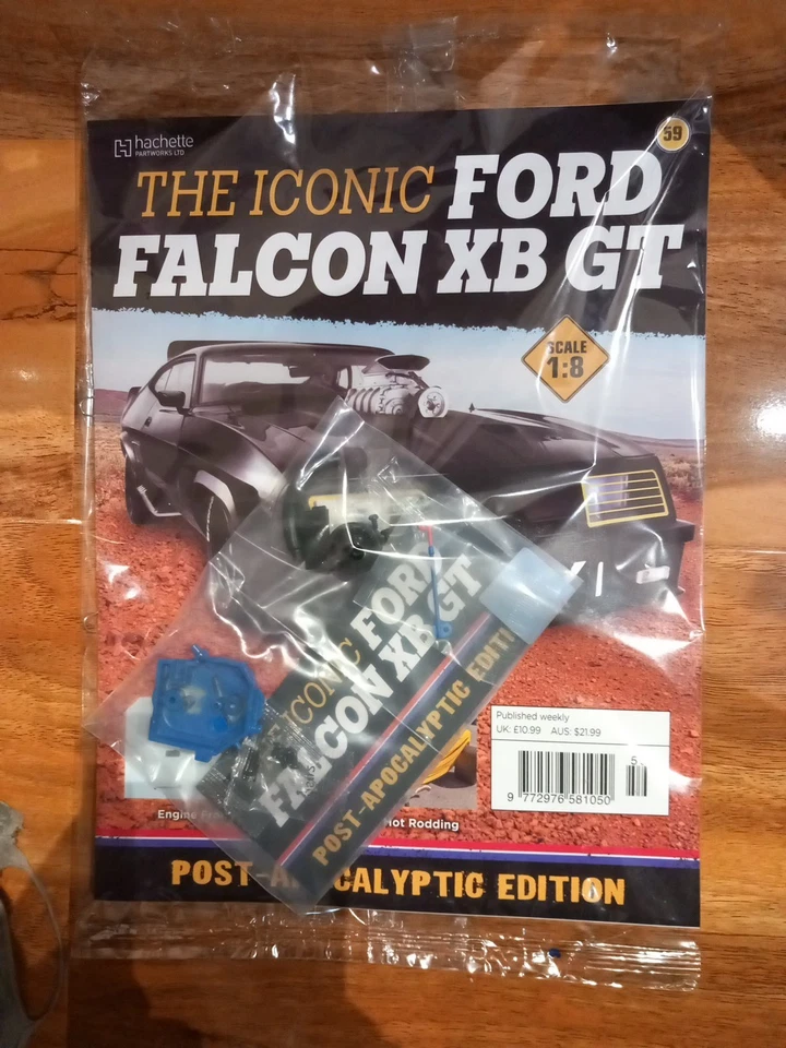 Hachette Partworks, Build Your Own Iconic Ford Falcon XB GT,#59, Scale 1:8, - Image 1 of 1