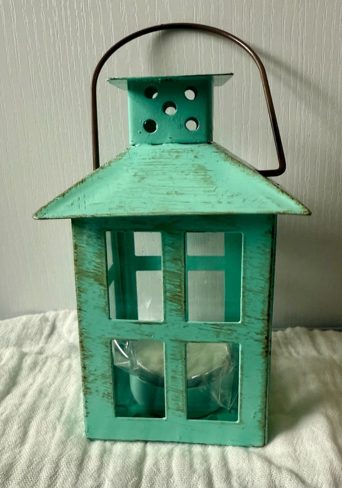 Kate Aspen Vintage Lantern Blue Decoration and Design House