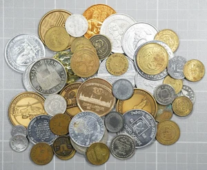 Lot of 50 Exonumia for Collector or Dealer, Medals, Tokens, Assorted Lot (#4) - Picture 1 of 1