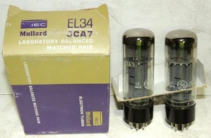 One pair NOS Mullard EL34 Tubes For Your Marantz 5 Vacuum Tube Amplifier - Picture 1 of 6