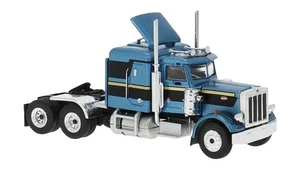 Brekina Peterbilt 359 Truck Tractor Metallic Blue/Black #85718 '70s-'80s HO 1/87 - Picture 1 of 1