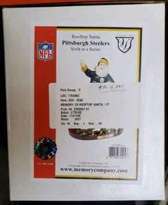 NICE Pittsburgh Steelers Rooftop Santa Memory Christmas LE /3000 Figure NFL - Picture 1 of 3