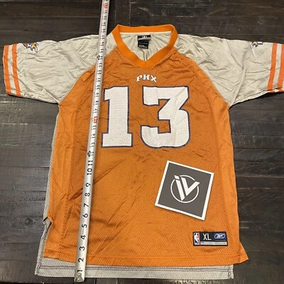 Camiseta deportiva Phoenix Suns Steve Nash estilo fútbol americano Reebok JUVENTUD talla XL Foto 1 de 4