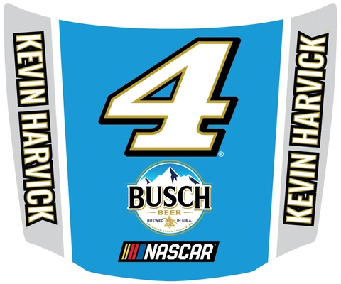 NASCAR #4 Kevin Harvick Hood Shaped Magnet-NASCAR Magnet Cover