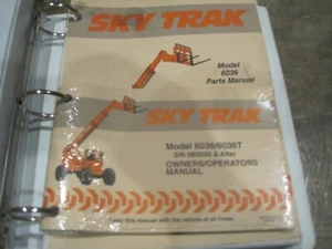 Skytrak 6036 Gabelstapler Handbücher. Sky Trak Teile, Besitzer. Achsen und Schaltpläne. - Bild 1 von 16