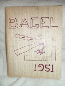 1951 Bagel - Jahrbuch der Victor Central Hugh School, Victor New York - Bild 1 von 3