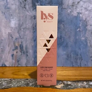 Máscara de pestañas LYS Beauty Confidence rizadora y alargamiento limpia NEGRO 0,26 oz nueva - Imagen 1 de 4