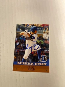 Tampa Bay Rays JOHNNY FIELD Signed Card - Picture 1 of 1
