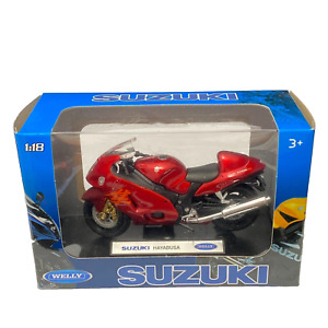 Suzuki Hayabusa GSX 1300 R Welly 1:18 Motorcycle Replica Gift