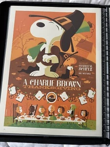 Peanuts Thanksgiving Beagle Charlie Brown movie Snoopy Whalen Charles Schulz - Picture 1 of 2