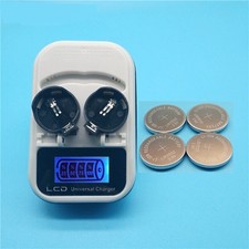 3.6V Button Battery Charger And 4PC LIR2032 Recharge-able Battery High-Quality