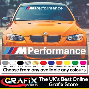 BMW M Performance Sticker Decal E46 E36 E60 E63 M2 M3 M4 X1 Large 1 Metre - Picture 1 of 4
