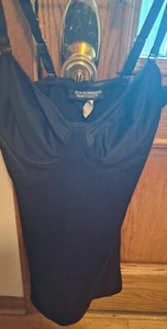 Nancy Ganz Body Slimmers Black Underwire Shapewear Slip Dress 38 D - Picture 1 of 2