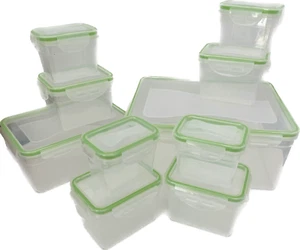 Frischhaltedosen Set Gefrierdosen Lunchbox Mikrowelle Brotdose 10 Stück - Bild 1 von 1