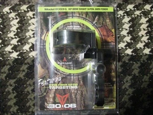 New 30.06 OUTDOORS 3-Pin BLACK ECO3-1 KP Bow Sight RETAIL $40.00 SALE $20 - Picture 1 of 3